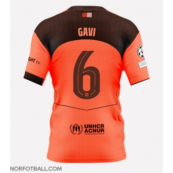 Billige Fotballdrakt Barcelona Paez Gavi #6 Replika Tredjedrakt 2025-26 Kortermet